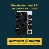 Bitmain Antminer E11 Ethereum Classic ASIC miner with 9.5 GH/s hashrate